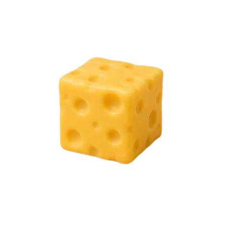 5cm Yellow Cheese Squishy
